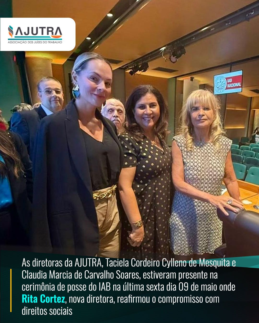 Cerimônia de posse do IAB – Instituto dos Advogados Brasileiros